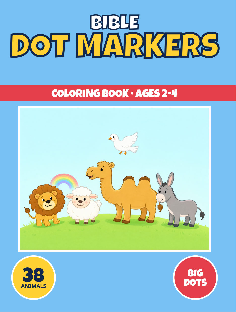 Bible Dot Markers – Printable Coloring Pages — cover