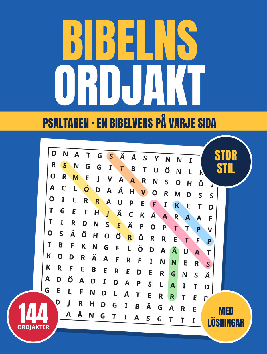 Bibelns ordjakt i stor stil: Psaltaren – utskrivbar PDF — cover